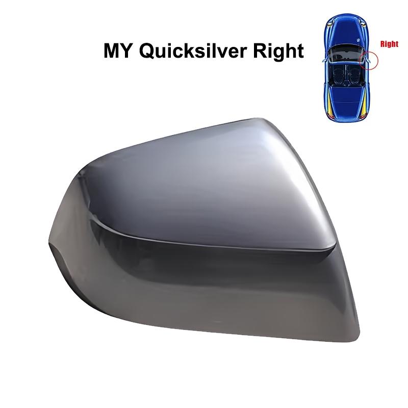 For Tesla Model Y -2026 Juniper Side External Rearview Mirror Carbon Pattern Cover Lower Caps Bottom Shell Frame Replacement