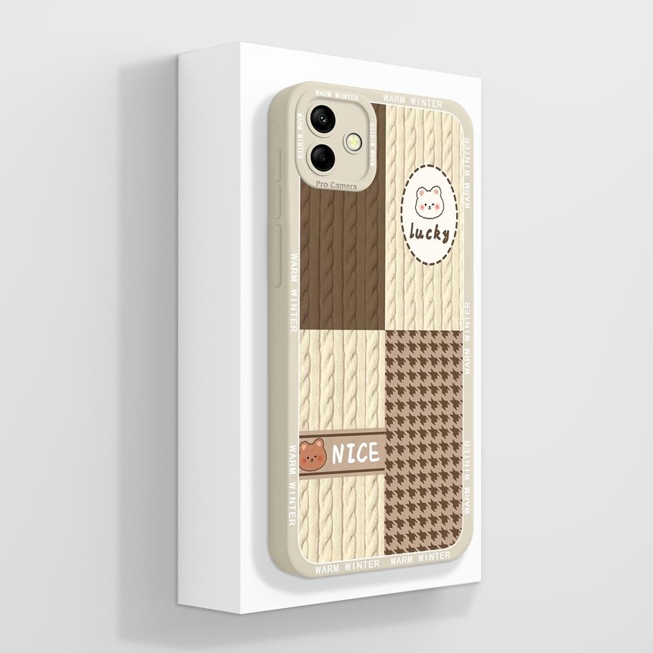 Для Samsung Galaxy A04 A04E M04 M 04 чехол для телефона Роскошный модный мягкий жидкий силикон квадратный протектор экрана сумка для телефона матовый для Samsung бампер