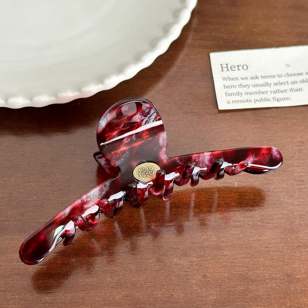 Acetate Chic Handmade Hair Claw Clips For Effortless Updos In Fashionable Colors