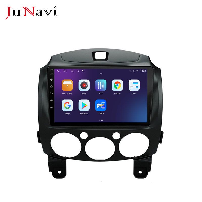 Мазда 2 (2007-2014) Android-навигация с большим экраном, Bluetooth и беспроводным CarPlay