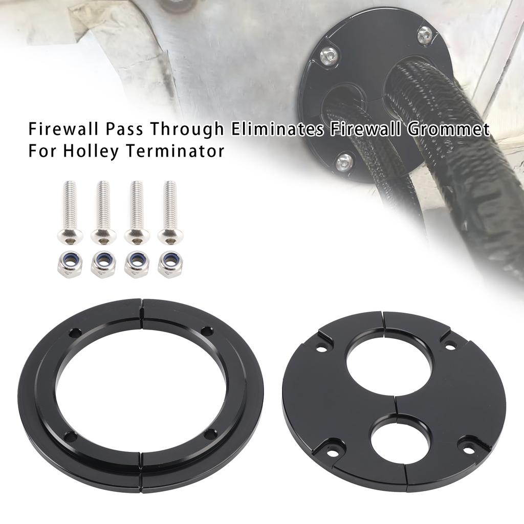 Firewall Pass Through Eliminates Firewall Grommet for Holley Terminator x Max