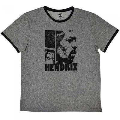 Jimi Hendrix Футболка унисекс для взрослых Let Me Live Ringer из хлопка