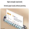Deli Commercial Paper Shredder CN plug (adapter included)