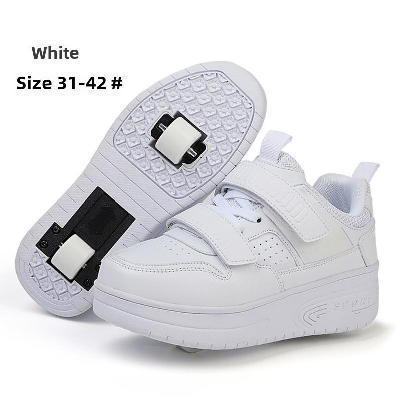 Новые модели обуви для катания на роликах: Дети и взрослые, мальчики и девочки, трансформируемые кроссовки с колесами