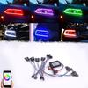 Для 15-19 Dodge Charger Rgbw Светодиодная плата Halo DRL Фара Управление Bluetooth 12В