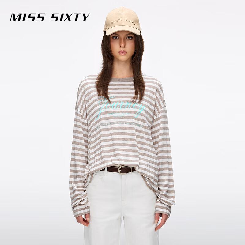 Miss Sixty Женская футболка с длинным рукавом из смесовой шерсти