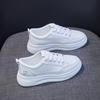 Модные маленькие белые туфли для женщин 2024 года, новые женские кроссовки на плоской подошве, вулканизированная обувь на платформе, повседневные кроссовки Zapatos De Mujer