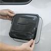 For Toyota RAV4 2019-2024 Black + Carbon Fiber Fuel Gas Tank Cap Cover Trim