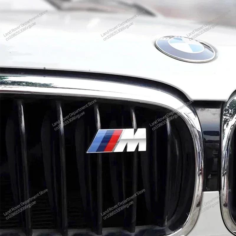 LRIMO1 New 2025 Car Front Grille Badge Emblem For BMW M Logo G60 E60 E46 X3 X4 X5 X6 F48 G01 E84 E83 F39 F10 F30 G11 G07 G86 G80 E90 E6