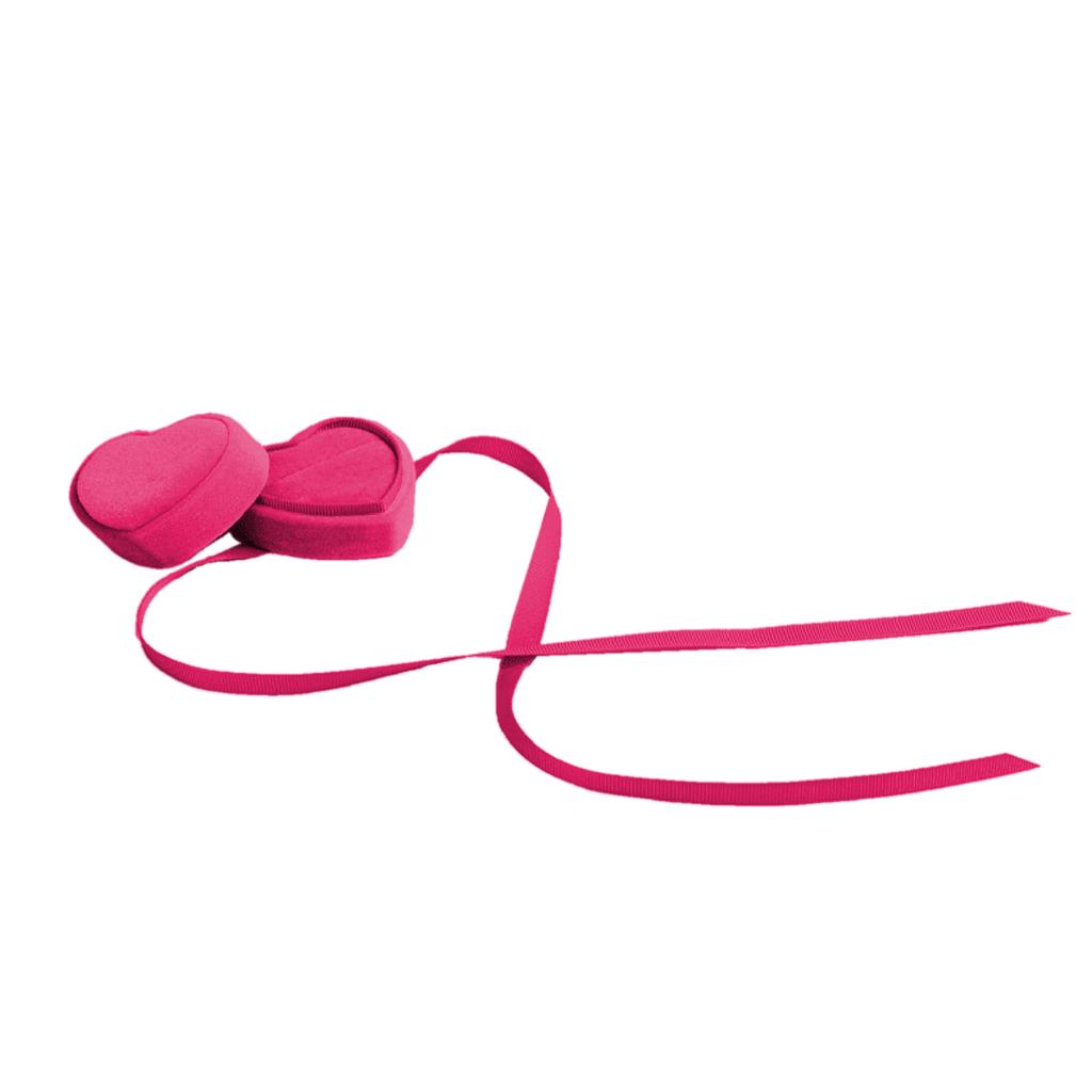 Delicate Jewelry Storage Container Unique Heart Shaped Jewelry Box with Velvety Interior for Rings Storage and Display