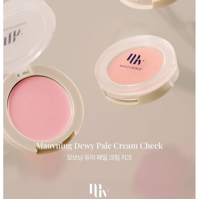 MAUVNING - Dewy Pale Cream Cheek - 4 Colors
