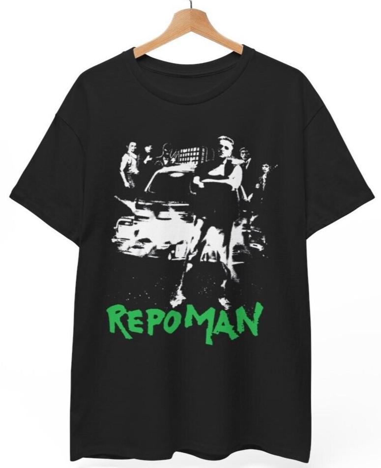 Repo Man 1984 Cult Punk Movie T-Shirt Mens Womens Tees Top, 80s Punk Movie shirt, Suburbia,Unisex tee