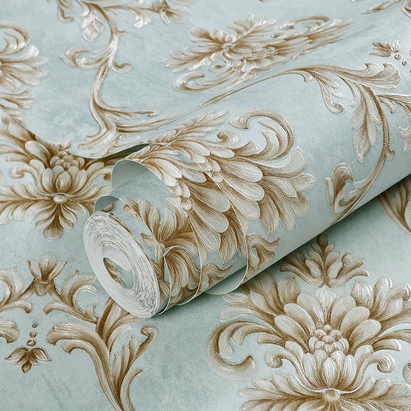 3D самоклеящиеся обои Ретро Дамаск утолщенные самоклеящиеся 3d стерео обои настенные съемные обои с цветочным принтом спальня
