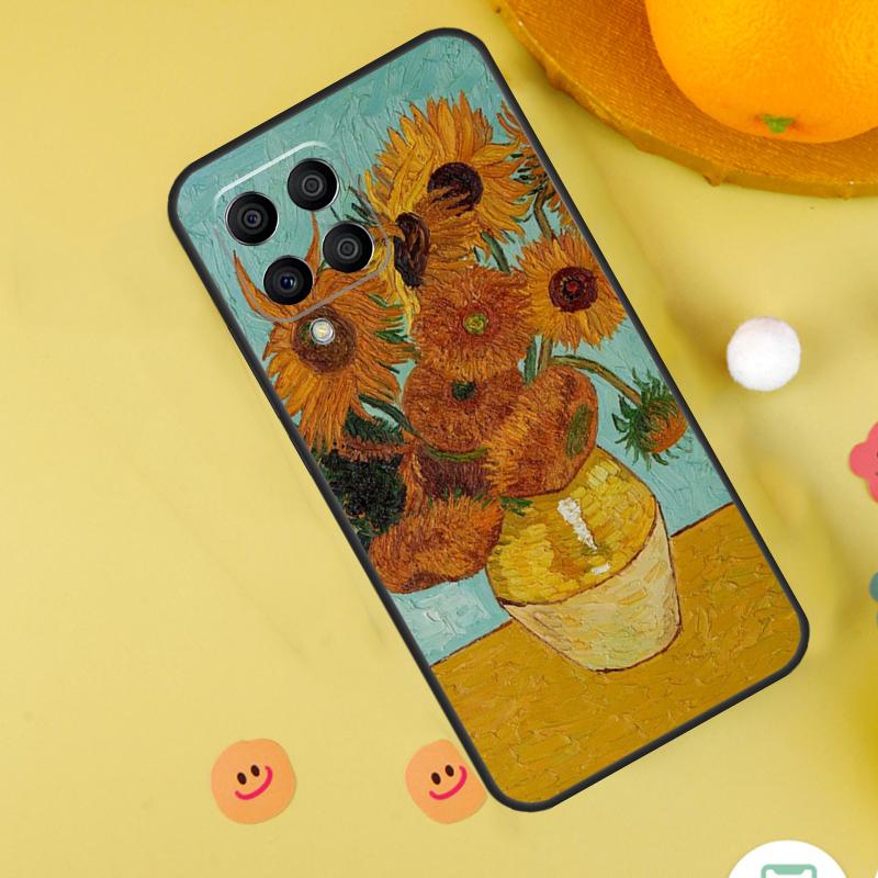 Масляная живопись в стиле Ван Гога для чехла Samsung Galaxy M54 M34 M14 M12 M32 M52 M53 M33 M13 M20 M21 M51 M15 M55 M31s M30s