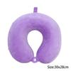 Polyester Solid Color Memory Foam Memory Pillow Ushaped Pillow Soft Comfortable Travel Neck Office Nap Pillow Memory Foam Pillow