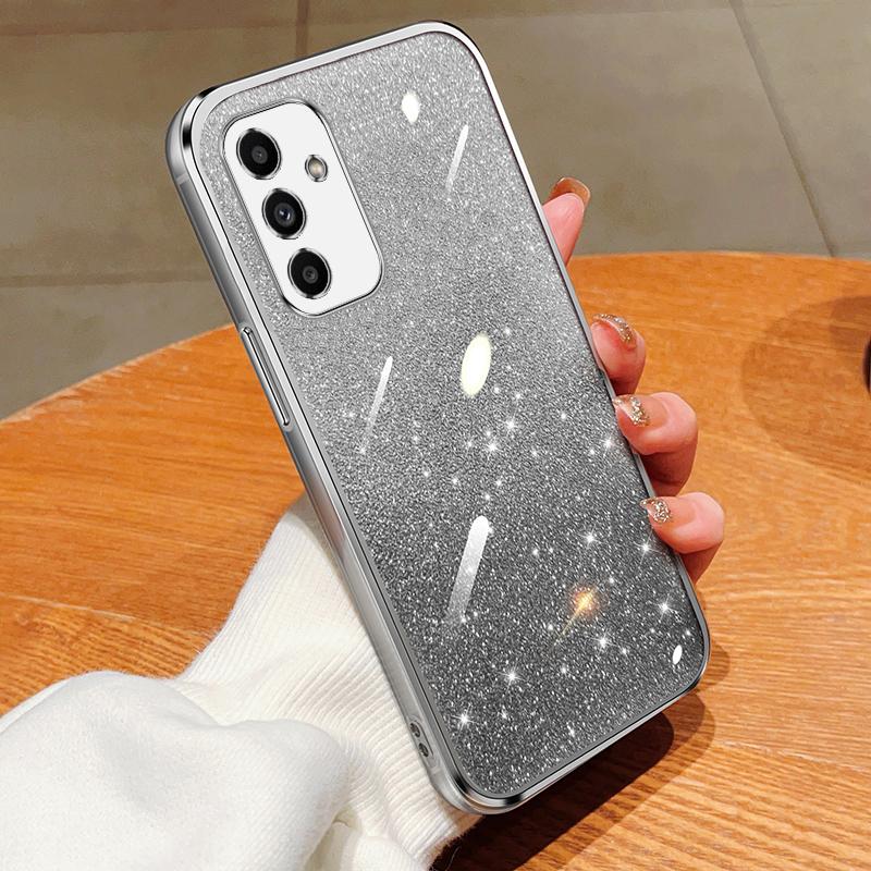 A04E A12 5G Роскошный Силиконовый Чехол с Блестками Для Samsung galaxy A15 54 A25 34 A35 A55 A05s A14 16 A53 A52 Ударопрочный Задний Чехол
