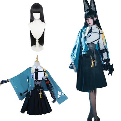 Hoshimi Miyabi Косплей с Fox Shirion Zen Zero Косплей Взрослое культурное мероприятие Сцена Hoshimi Miyabi Косплей Hoshimi с [Kamizu Ryohin] Парик, костюм,