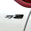 AAAGP1 3D Chrome GT Line Emblem Badge - For Kia Ceed Picanto K5 Stonic Optima Sportage GT Line Badge Decal Accessories