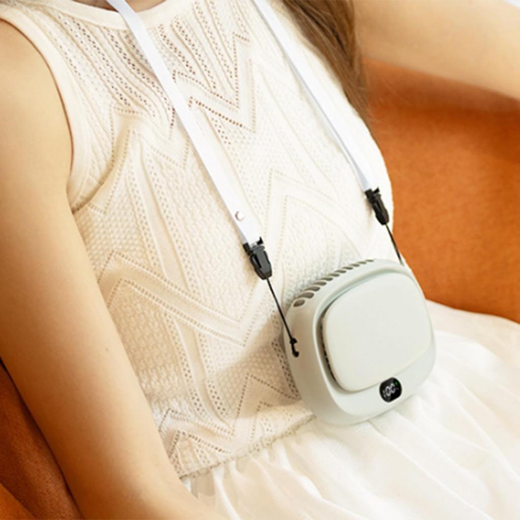 Портативный вентилятор, 5 скоростей, регулируемый поясной вентилятор, USB-вентилятор, тихий маленький персональный вентилятор для дома, путешествий на открытом воздухе