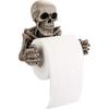 Смола Череп Держатель для туалетной бумаги Настенный Держатель для хранения рулонов туалетной бумаги Полка Скелет Стеллаж Декор для ванной комнаты Хэллоуин