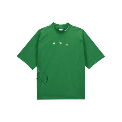 Nike Топ Off-White с короткими рукавами из коллекции X (Азия) Зеленые/белые топы унисекс Kelly DV4454-389