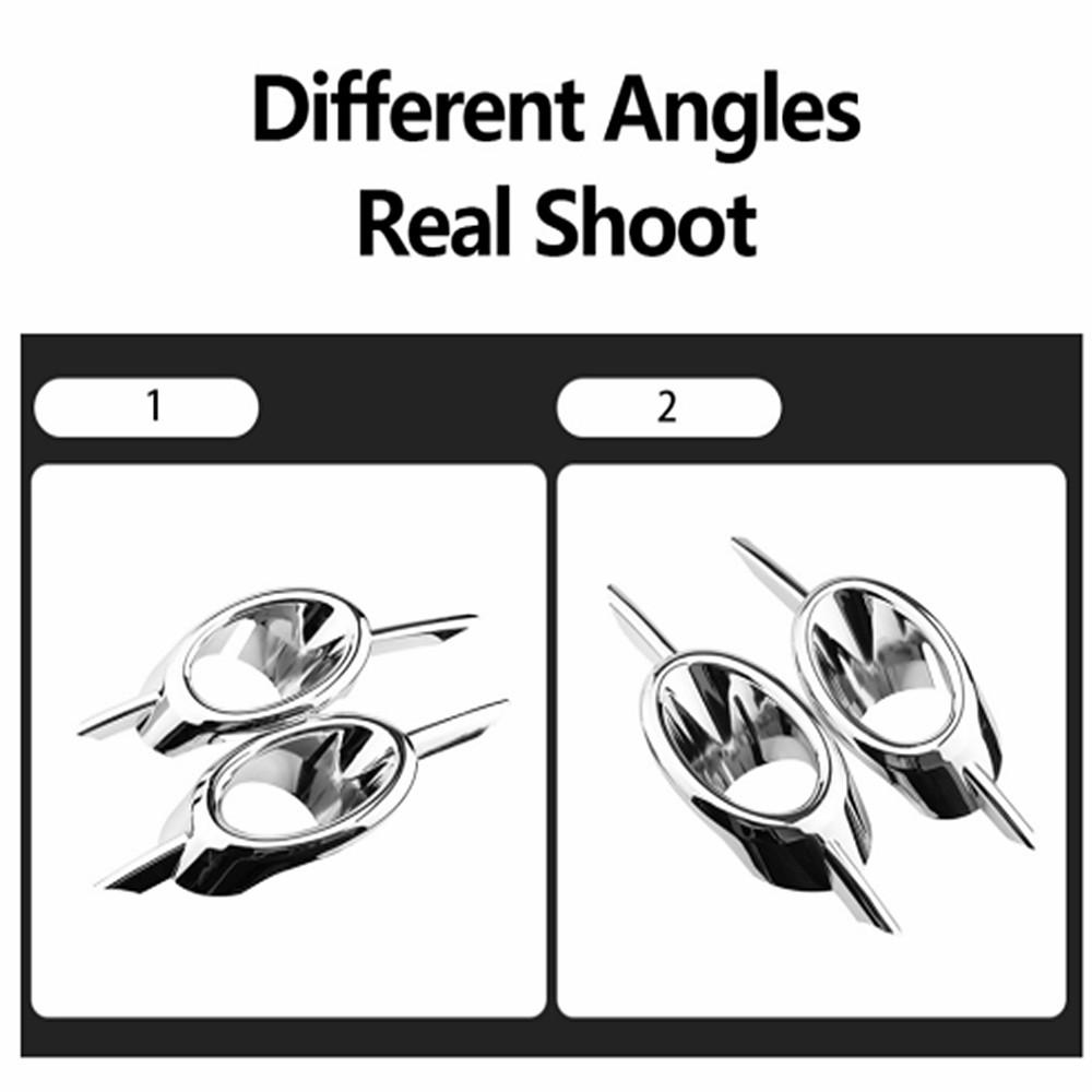 2 шт. ABS хромированная передняя противотуманная фара автомобиля, наклейка на крышку лампы для Chevrolet Chevy Cruze 2009-2014, аксессуары