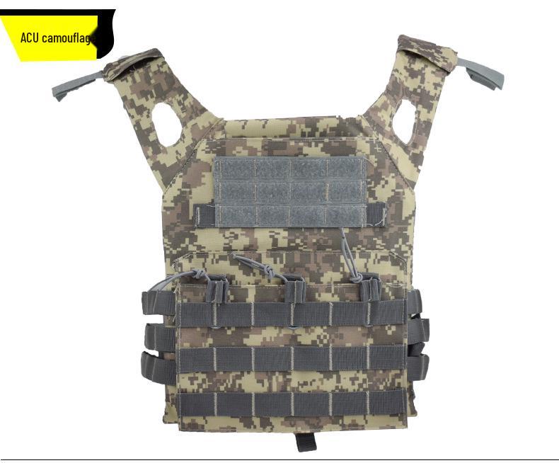 Lightweight JPC Tactical Camouflage Vest - Multifunctional Outdoor Combat Gear