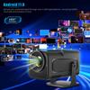 HY320 4K Android 11 Projector Native 1080P 390ANSI HY320 Dual Wifi6 BT5.0 1920x1080P Cinema Portable Projetor