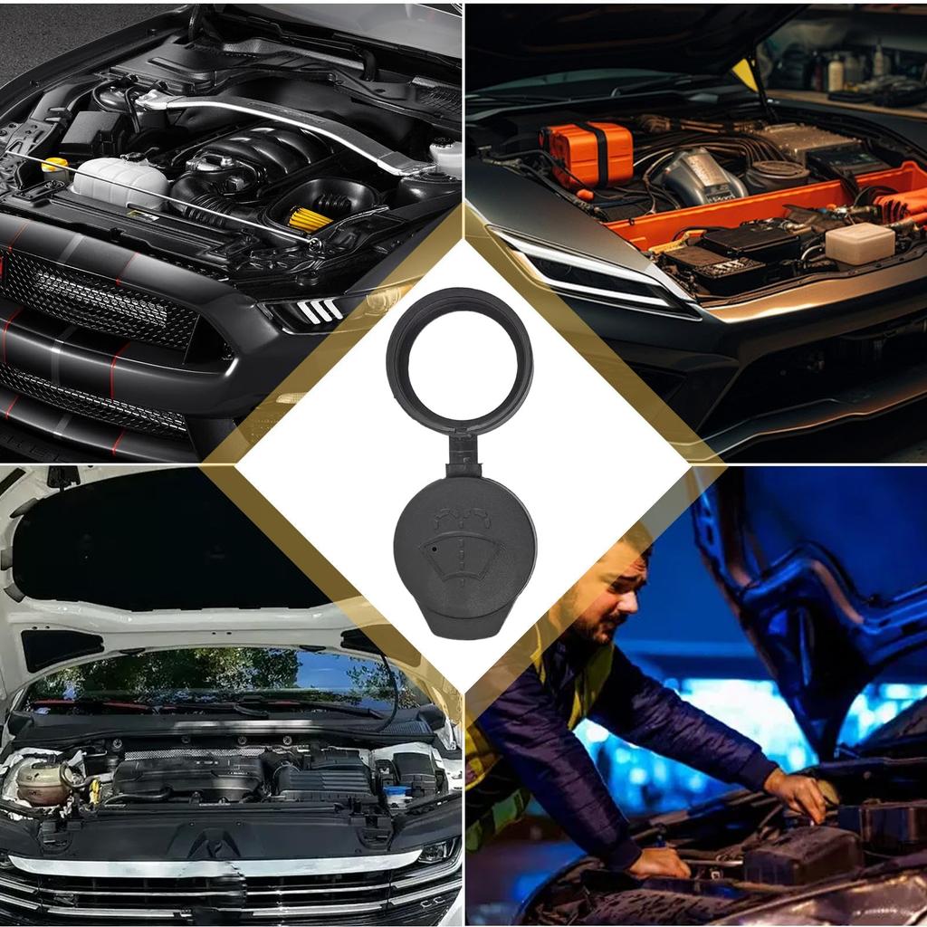 Windshield Washer Fluid Cap - Car Wiper Bottle Cover | Bottle Cover Replacement for Car Windshield Maintenance Repair Parts