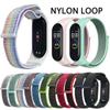 Colorful Soft Nylon Reaplacement Strap for Xiaomi Mi Band 7 6 5 4 3 Soft Wristband Strap Smart Bracelet Replacement Accessories