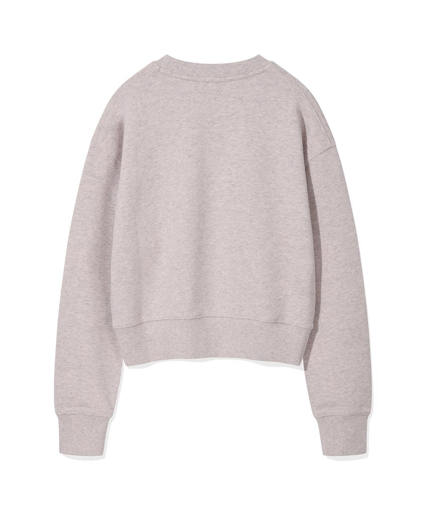 WACKY WILLY Women'S Lily Wappen Crop Sweatshirt Pink