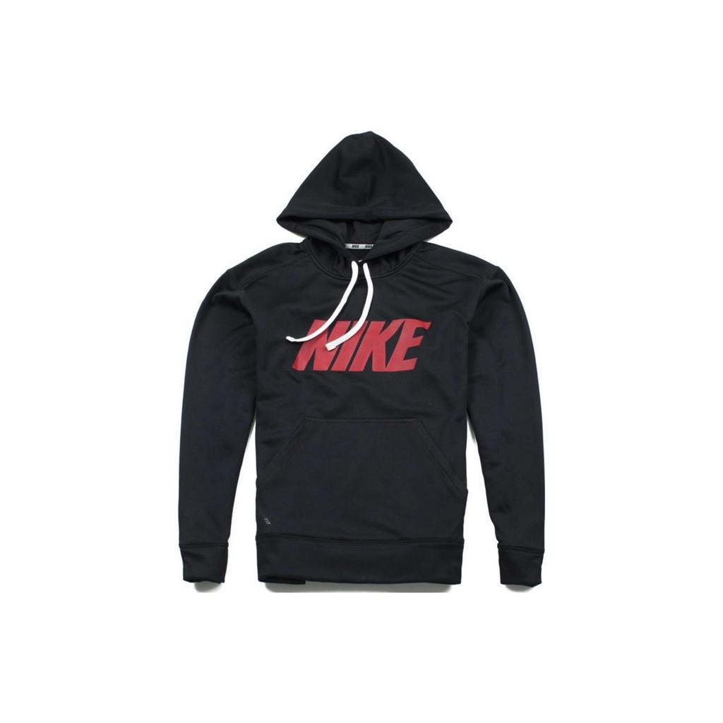 Nike Толстовка с капюшоном и длинными рукавами из флиса с надписью «Письмо», мужская толстовка черного цвета 445122-010
