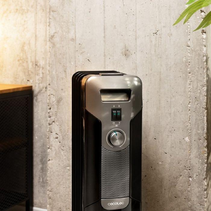 Radiateur bain d'huile - Cecotec - ReadyWarm 5000 - 1000 W - 5 éléments - Noir
