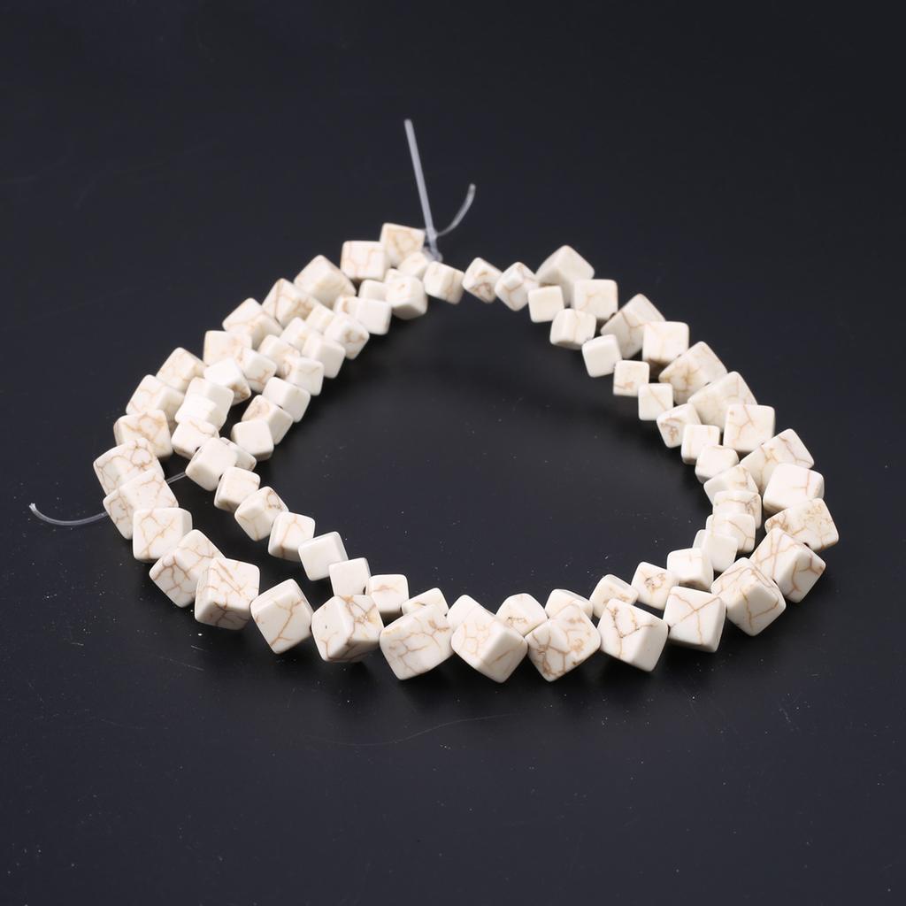 1 нить рейки целебная энергия натуральные камни бусины квадратные цветные бирюзовые свободные разделительные бусины для самостоятельного изготовления рождественских аксессуаров бижутерии 38 см