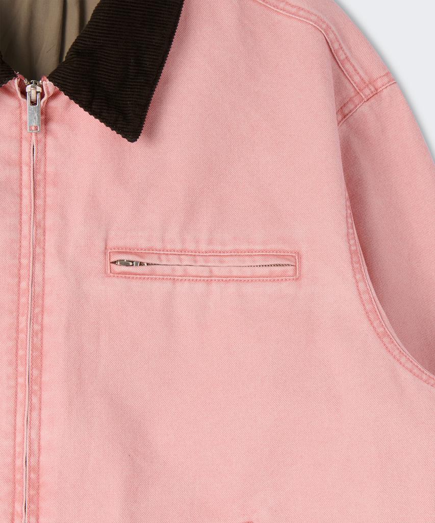 Musinsa Standard Pigment Canvas Work Jacket [Desert Pink]