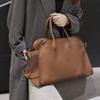 Autumn and Winter New Cowhide Large-capacity Briefcase Large-capacity Portable Shoulder Tote Bag Simple and Versatile Casual Women's Bag