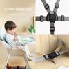 2PCS Universal Baby Safety Belt Adjustable Seat Fixed Belt Multicolor 5 Point Safety Belt  Harness