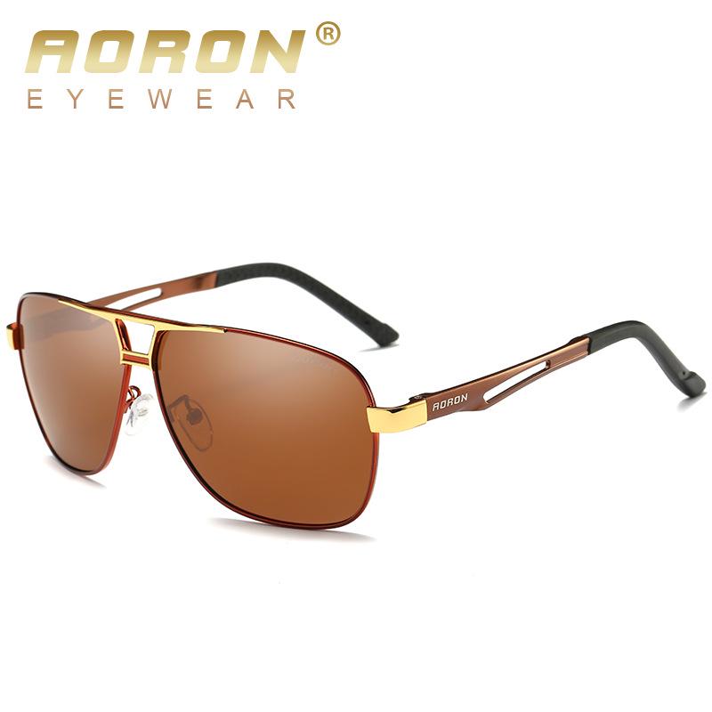 aoron Glasses New Men's Polarized Sunglasses High Definition Polarized Sunglasses Driving Glasses
