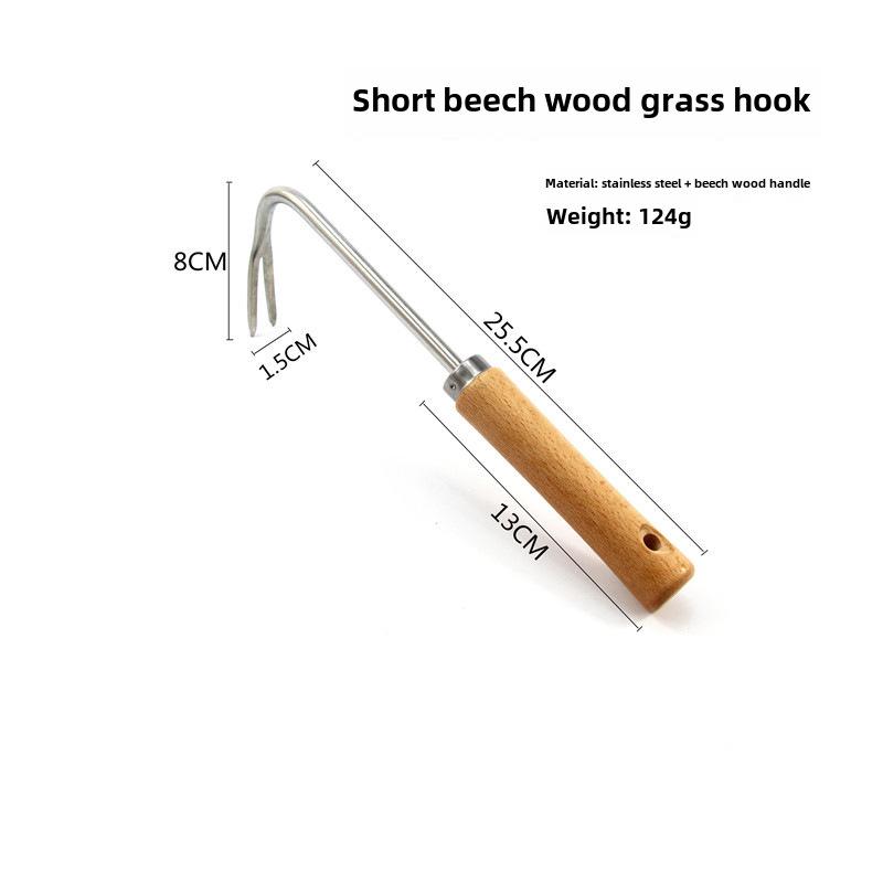 Набор садовых инструментов из нержавеющей стали для прополки и посадки