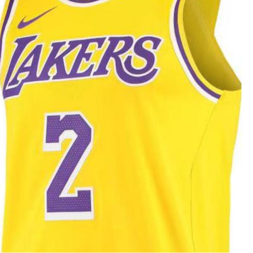 Nike Баскетбольная майка NBA Player Edition Team Limited, Lakers, Lonzo Ball, No. 2 мужских топа желтые AA7265-728