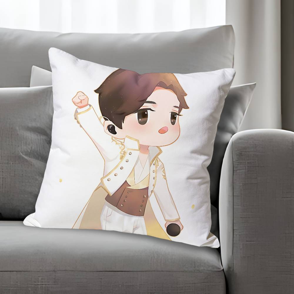 Наволочки Dimash Kudaibergen для Спальни Гостиной Дивана Домашний Декор Полиэстер Наволочка на Подушку с Молнией