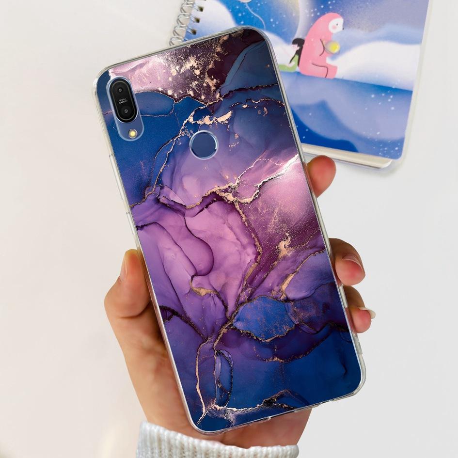 Чехол 5.99" для Asus Zenfone Max Pro (М1) ZB601KL ZB602K Чехол X00TDB Модный узор Прозрачный Мягкий Силикон Fundas Задняя крышка телефона
