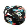 DX~~~ New Wide Brimmed Crossover Headband Lady's Bohemian Print Knitted Headband Sweat-wicking Bandana Sports Yoga Headband