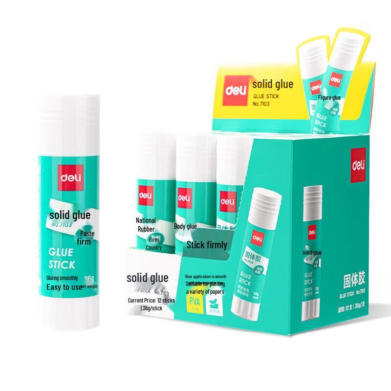 Deli PVA Washable Glue Sticks