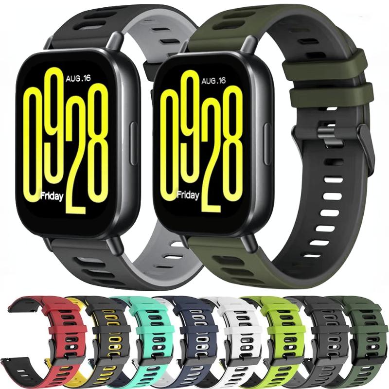 22mm 20mm Silicone Strap For Redmi Watch 5 Active Huawei Watch GT5/4/3/2 46mm Bracelet Wristband Redmi Watch 5 Lite Accessories
