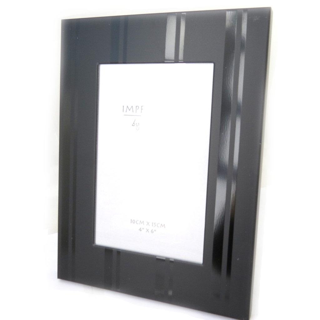 Les Trésors De Lily [M7737] - Фоторамка «Дизайн» из алюминия черного цвета (10x15 см)