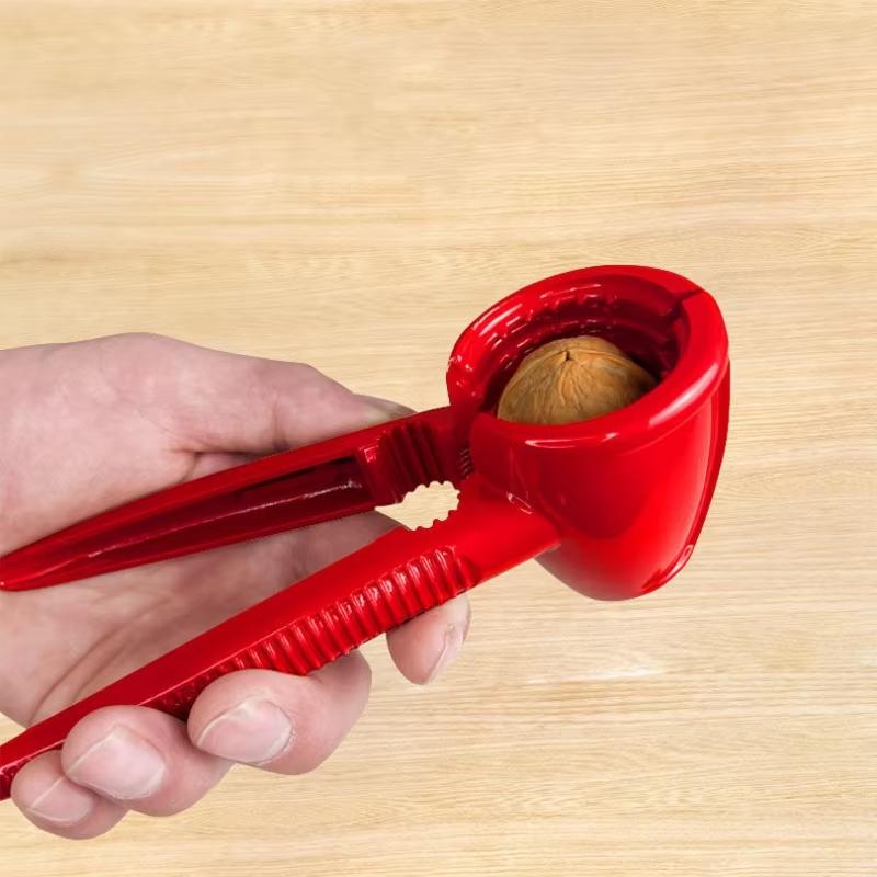 Серебристый металлический щип для грецких орехов, многофункциональный бытовой инструмент для колки скорлупы для фундука, каштанов