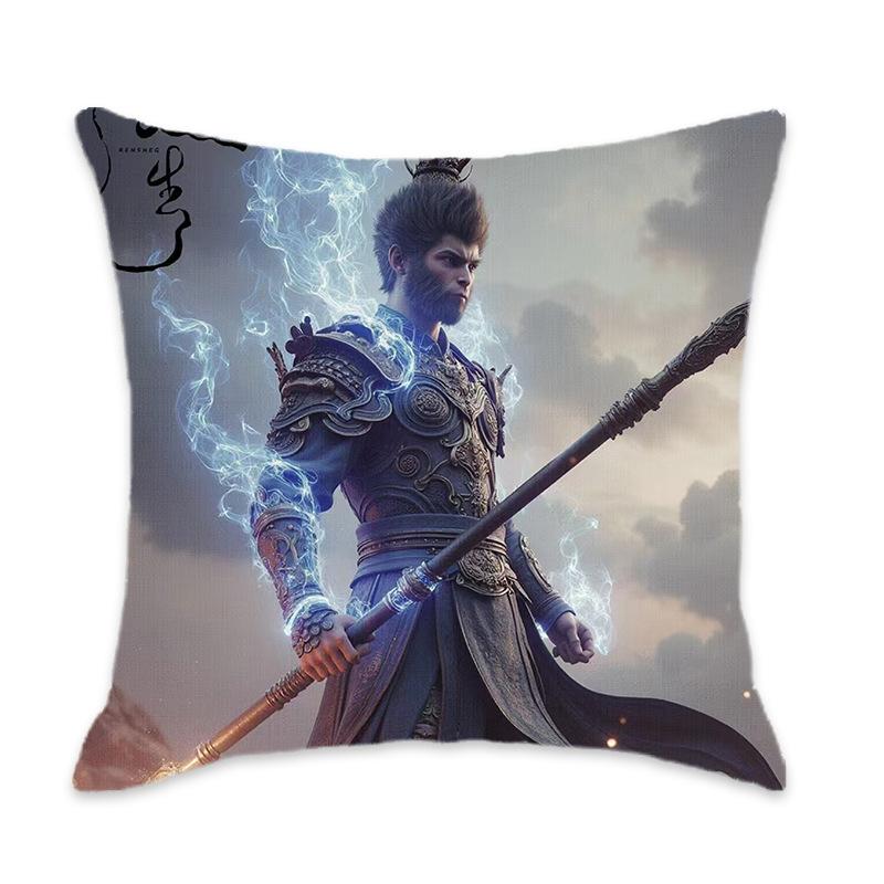 Подушки из серии New Black Myth Wukong Удобные и мягкие подушки для автомобиля, дома, спальни, прикроватные подушки, подушки