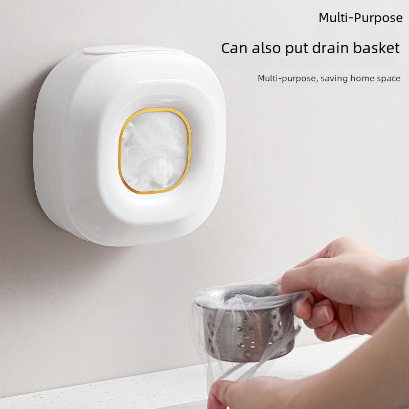 Wall-Mounted Food-Grade Plastic Wrap Storage Box