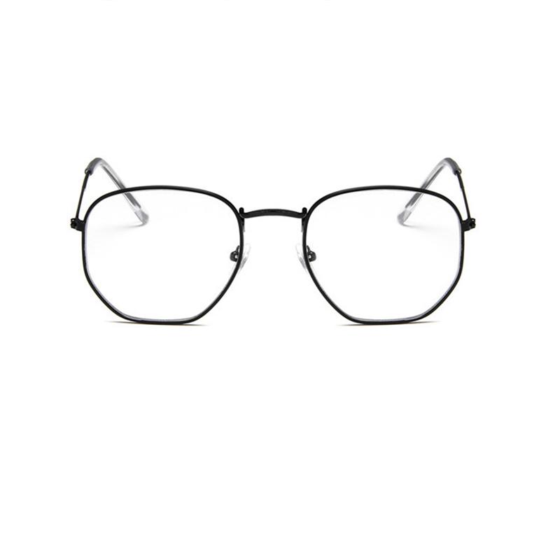 Hexagon Sunglasses Men Brand Designer Small Square Sunglases Metal Frame Driving Fishing Glasses Lentes De Sol Hombre UV400